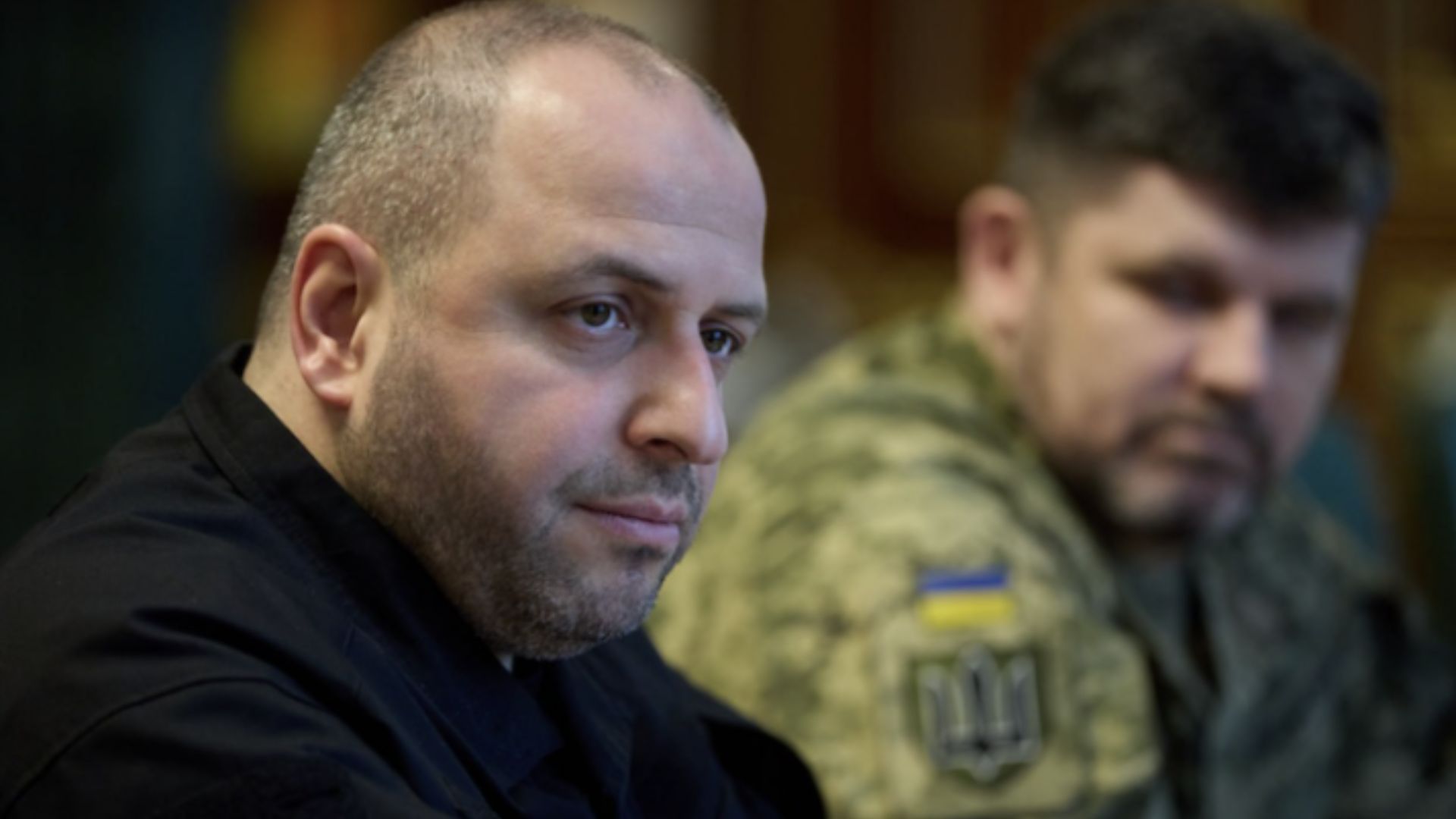 Рустем Умеров и Андрей Гнатов на переговорах Рустем Умеров и Андрей Гнатов на переговорах