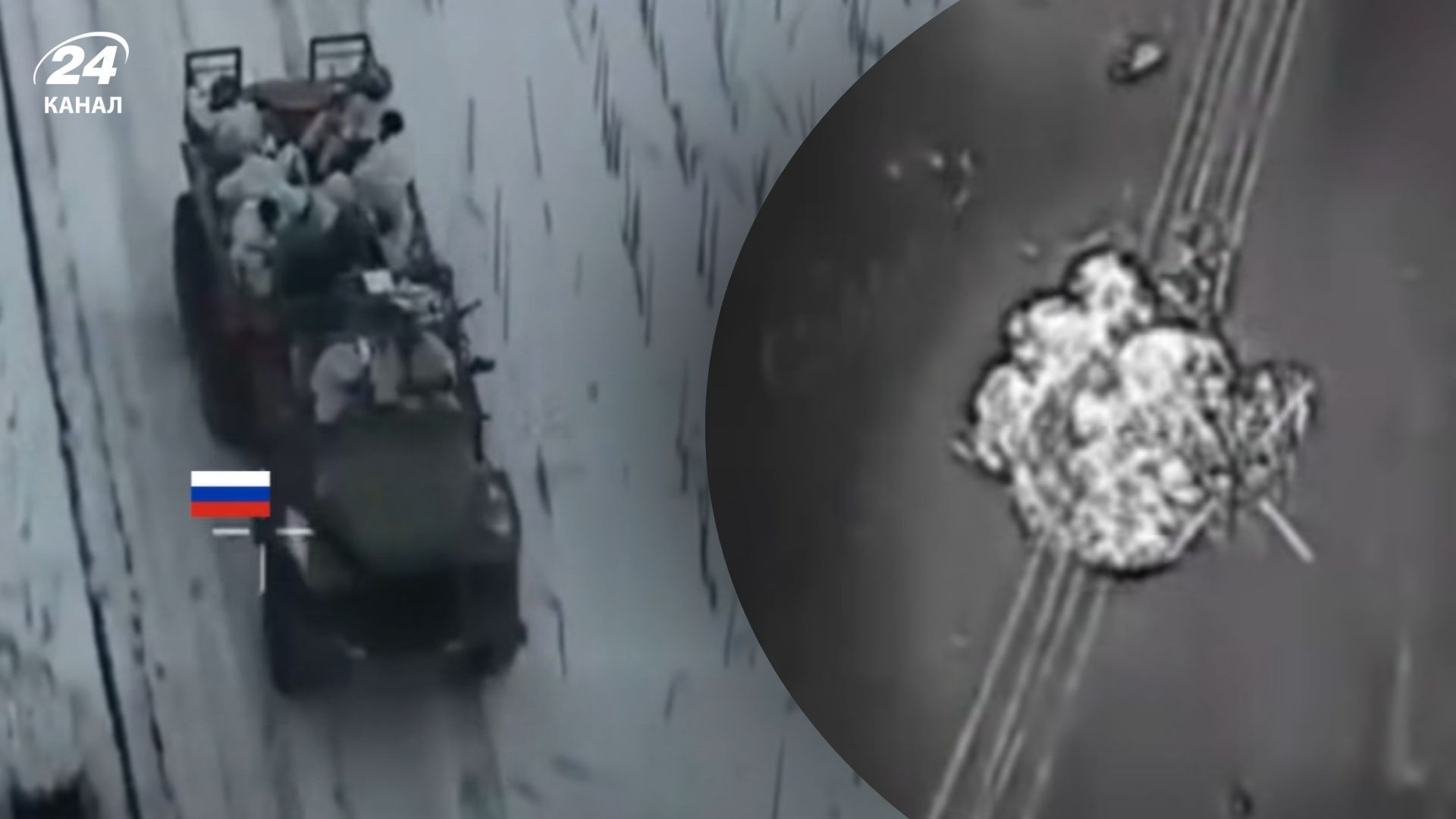 Військові знищили російський "Урал-кабріолет" з піхотою