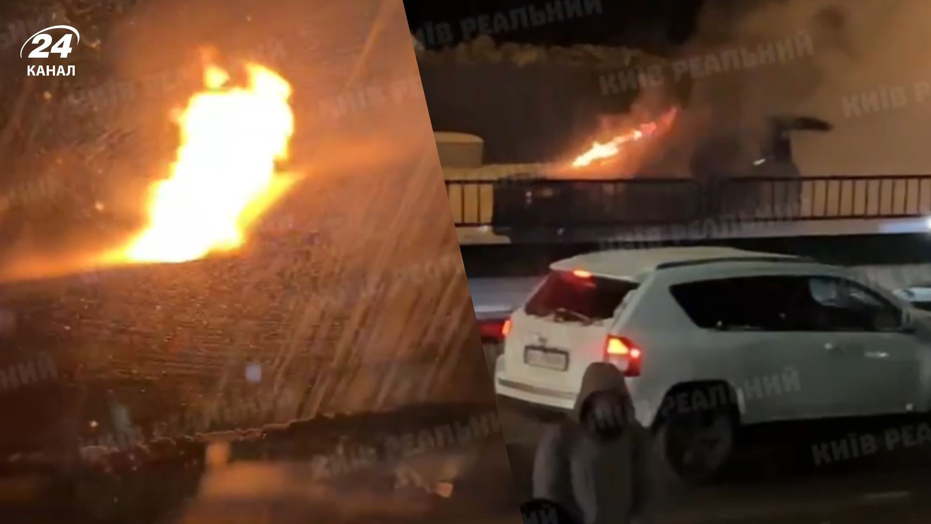 У Києві на Шулявці горів позашляховик