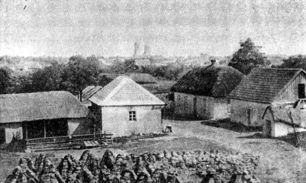 Одна з вулиць Апостолового у 1910 році Одна з вулиць Апостолового у 1910 році