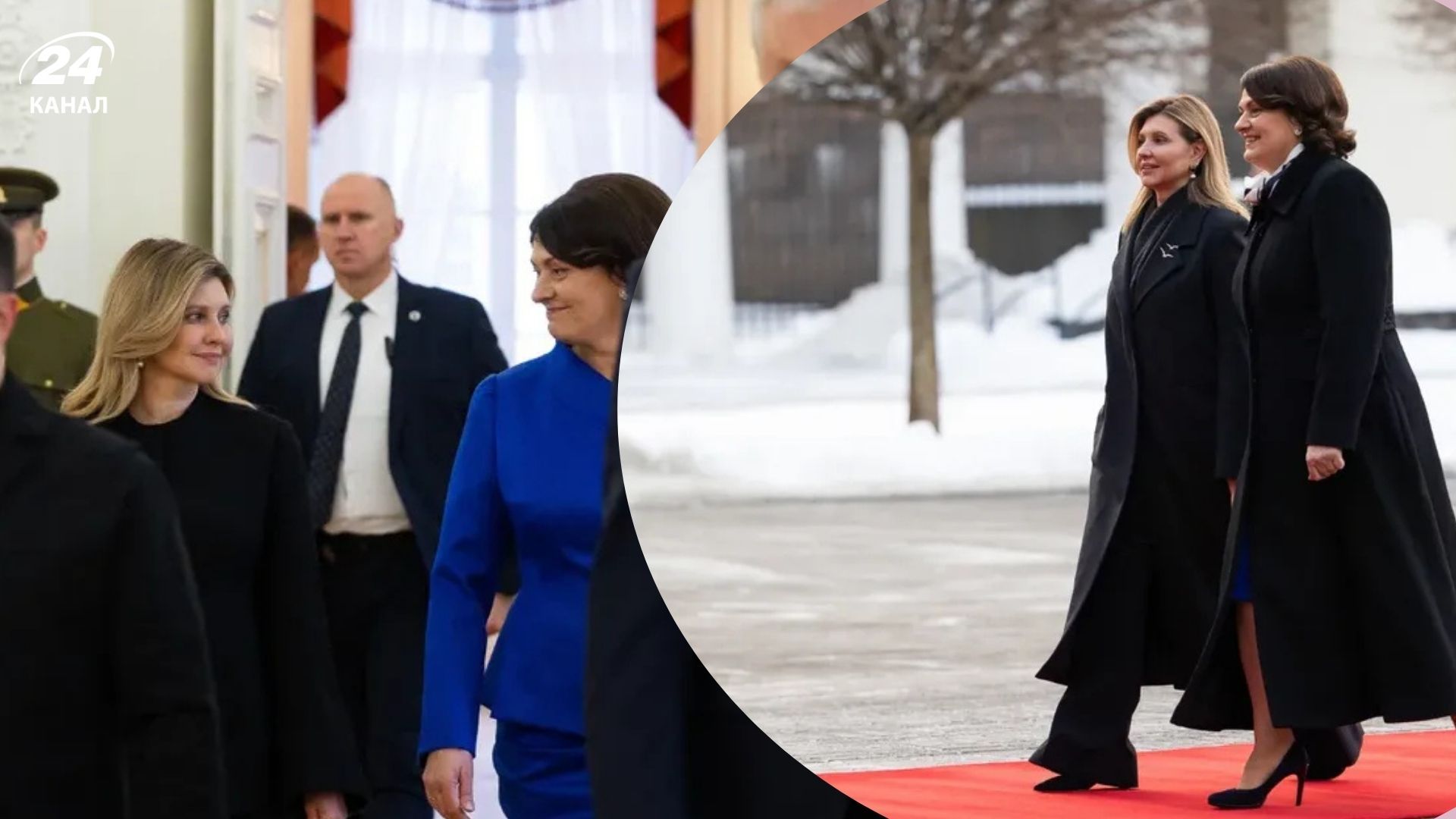 Олена Зеленська та перша леді Литви Олена Зеленська та перша леді Литви