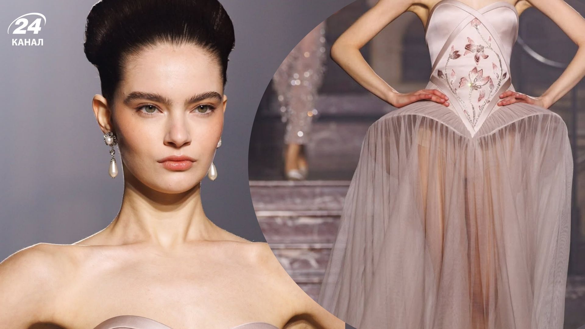 Вера Бошкова на показе Georges Hobeika