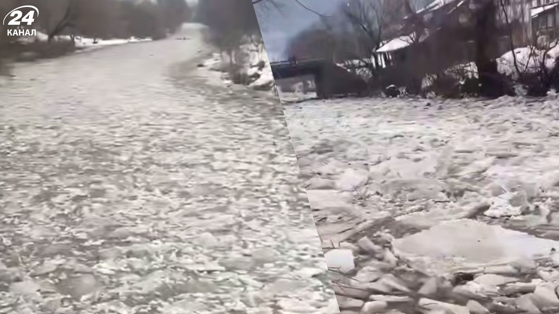 Льодохід на Закарпатті: які наслідки принесло потепління після морозів і снігопадів - 24 Канал