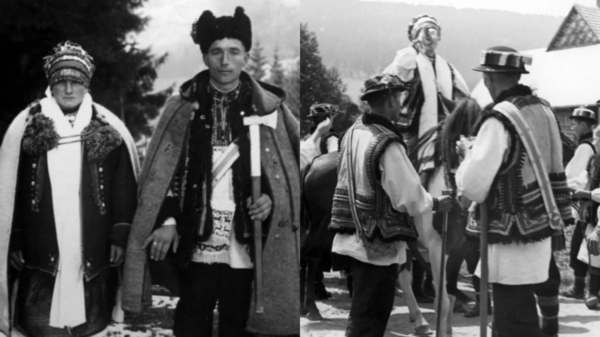 Кадры с гуцульской свадьбы Кадры с гуцульской свадьбы