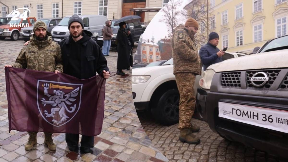 Хор Гомін передав автівок військовим Хор Гомін передав автівок військовим