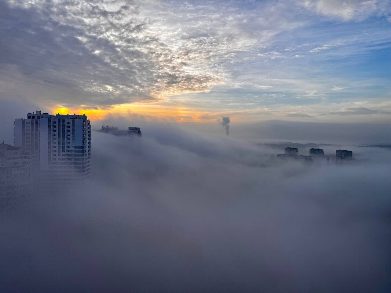 Одесу повністю накрив туман 29 січня 2026