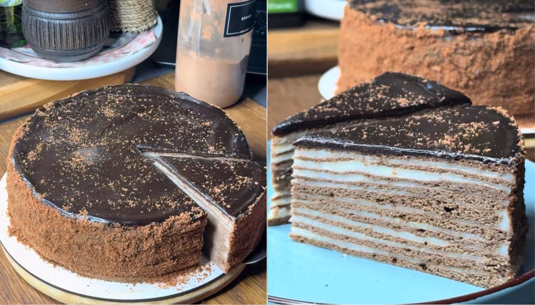 Готовим "Спартак" на сковородке