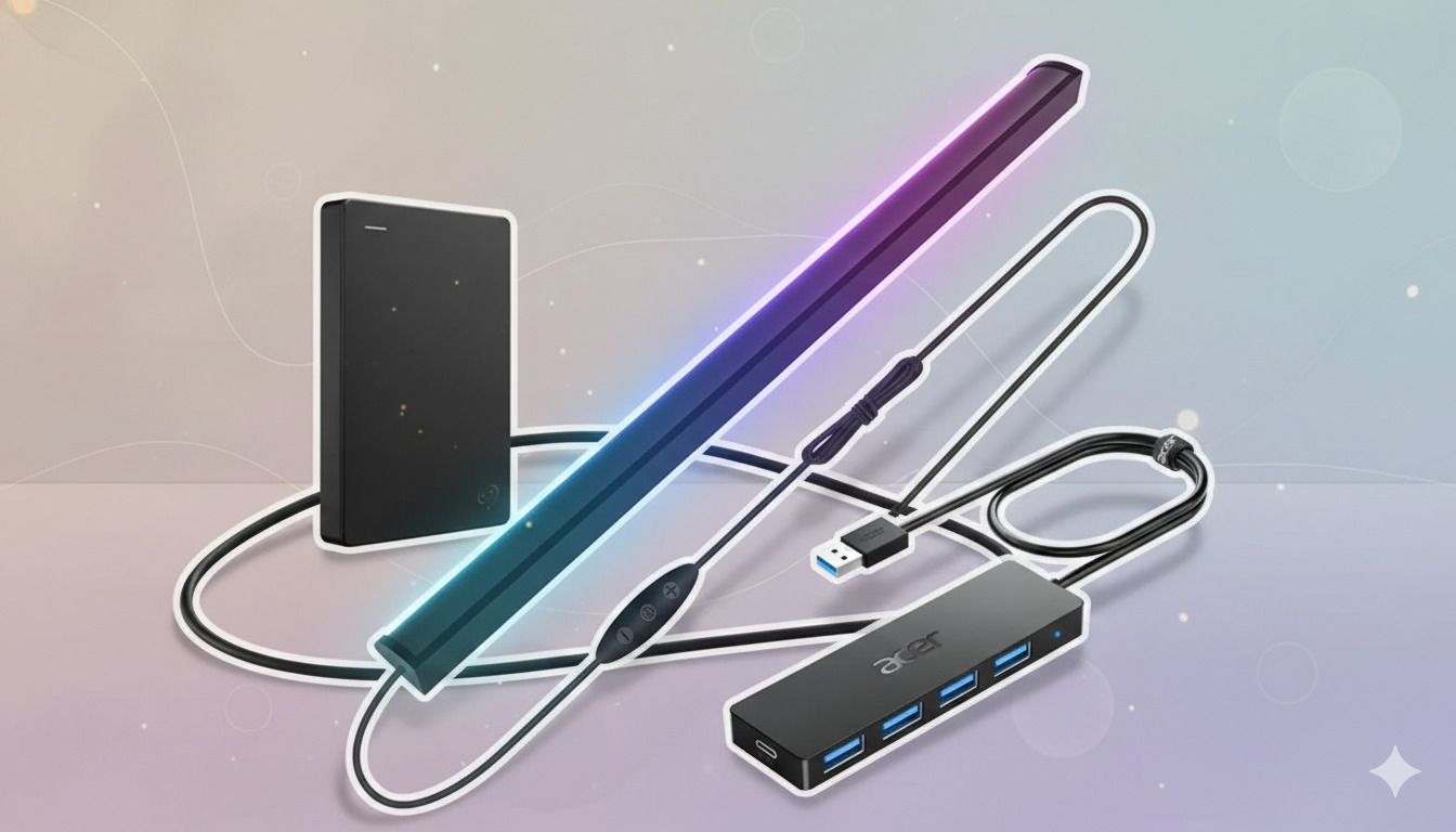 Використання USB-портів монітора для зручності та стилю