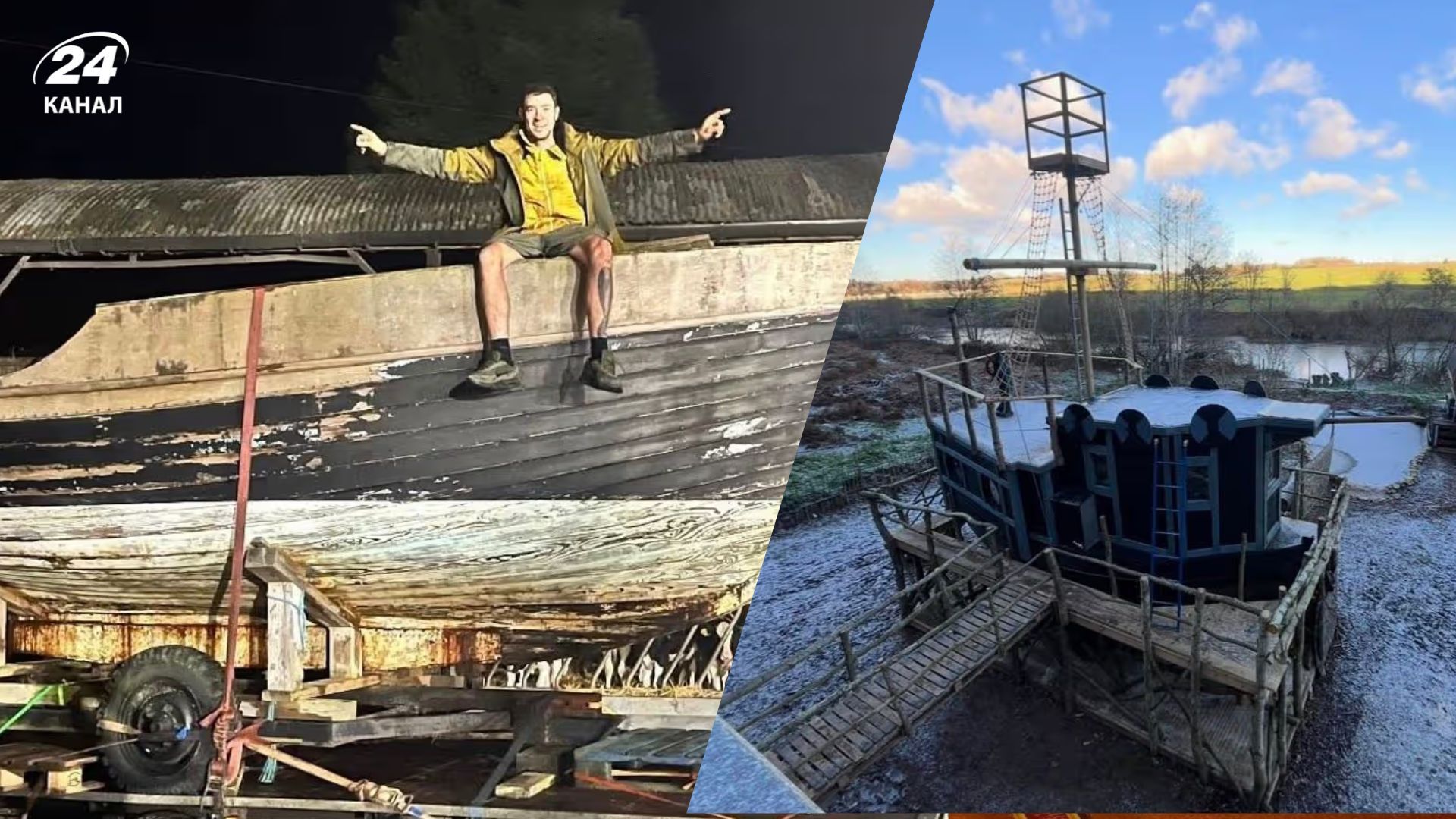 Британец купил пиратский корабль и сделал из него жилье Британец купил пиратский корабль и сделал из него жилье