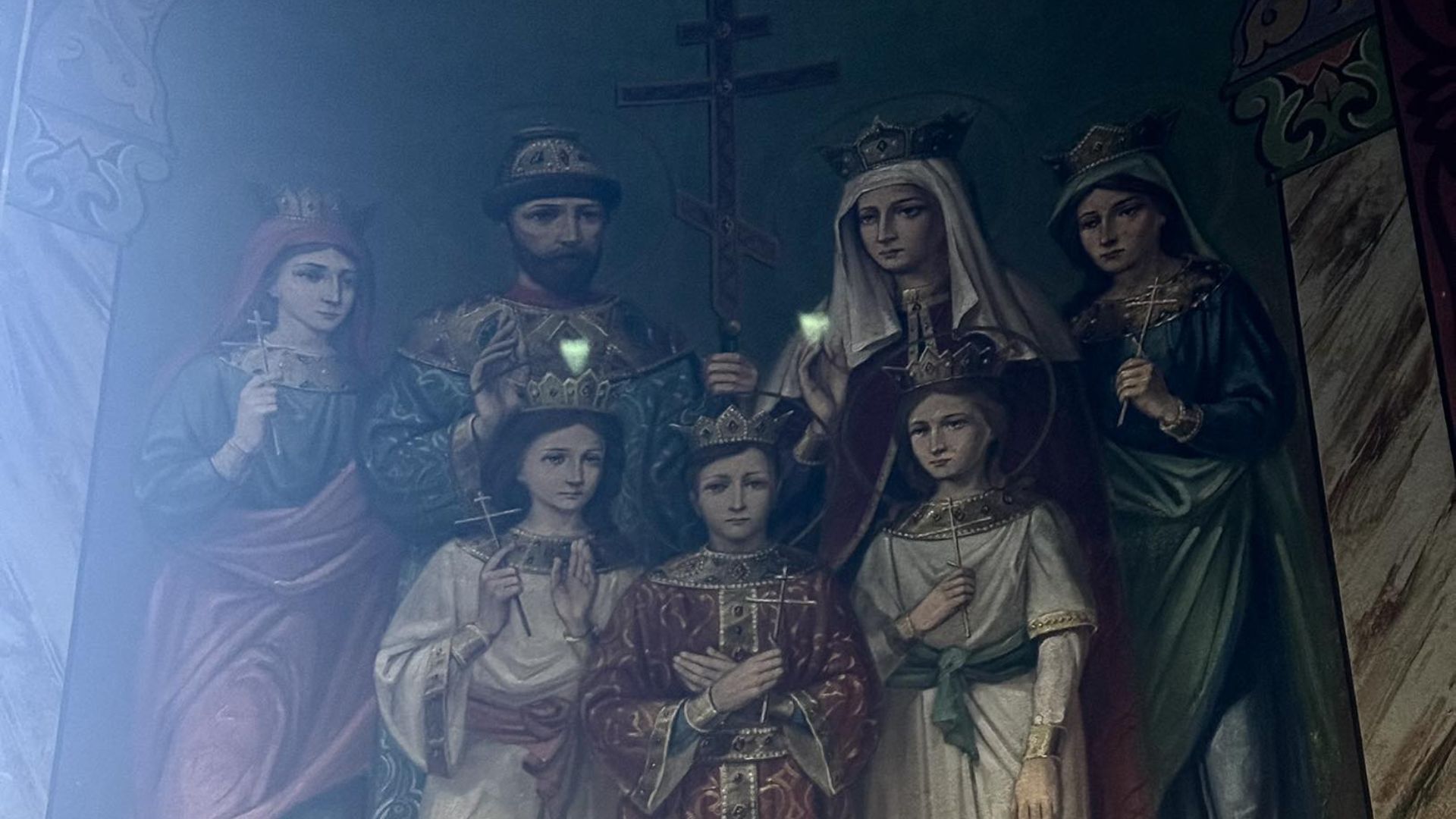 В Успенському соборі виявили зображення родини російського царя Миколи ІІ