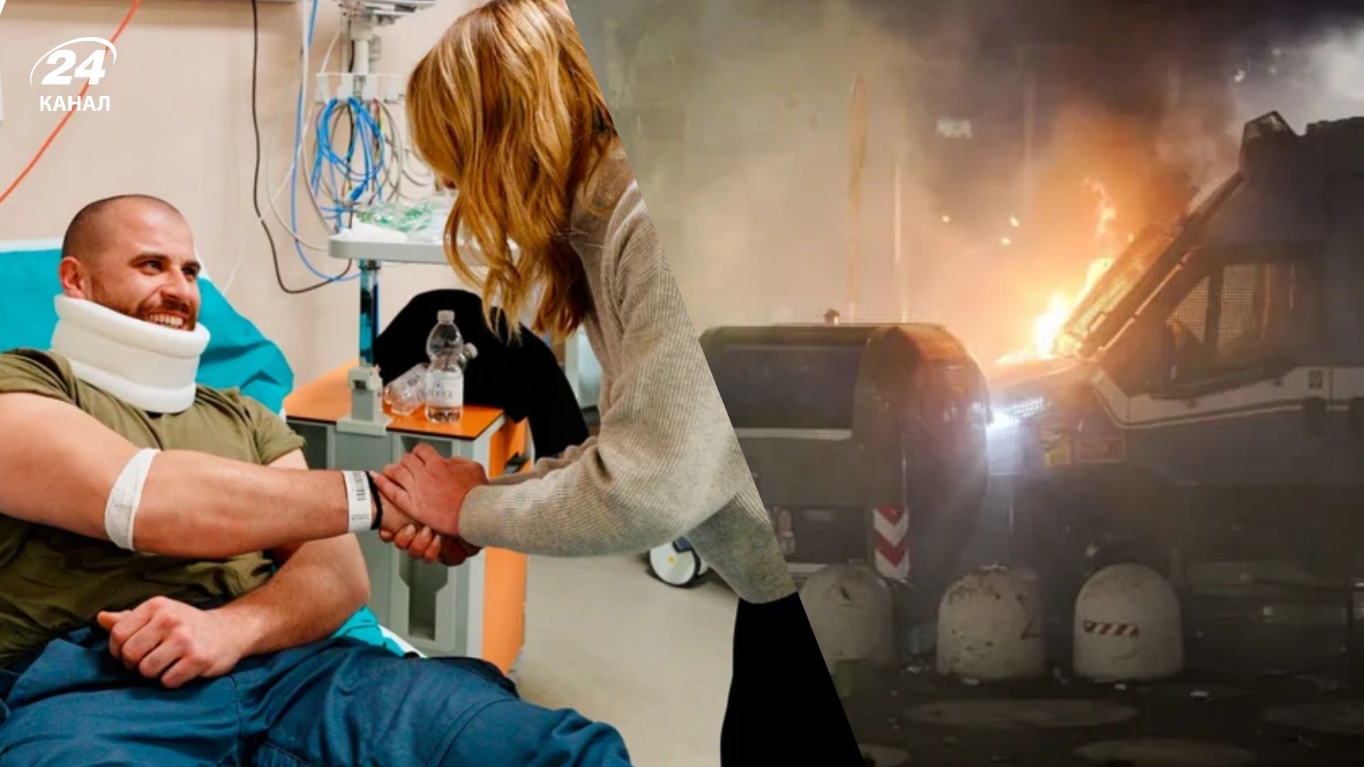 В Італії розгорілися протести, у сутичках постраждали понад 100 офіцерів - 24 Канал В Італії розгорілися протести, у сутичках постраждали понад 100 офіцерів - 24 Канал