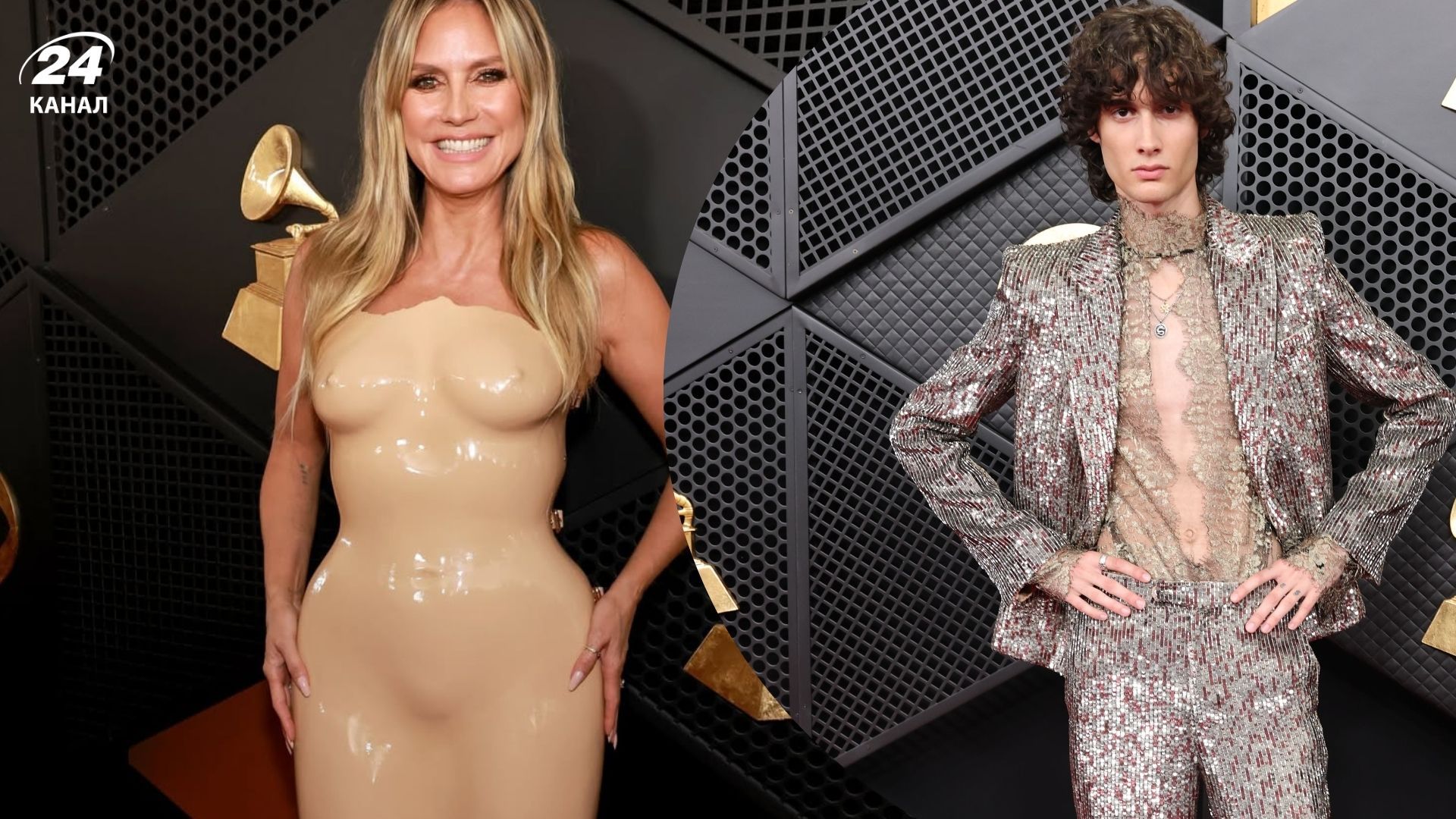 Гайді Клум та Sombr на Греммі-2026