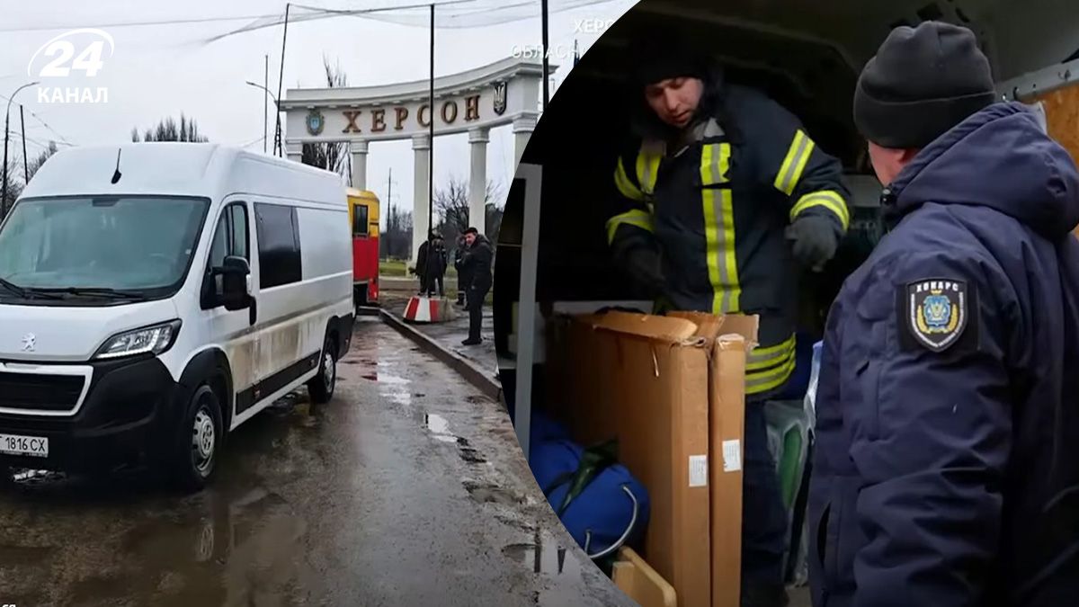 Комунальники з Херсону вирушила допомагати колегам в Києві Комунальники з Херсону вирушила допомагати колегам в Києві