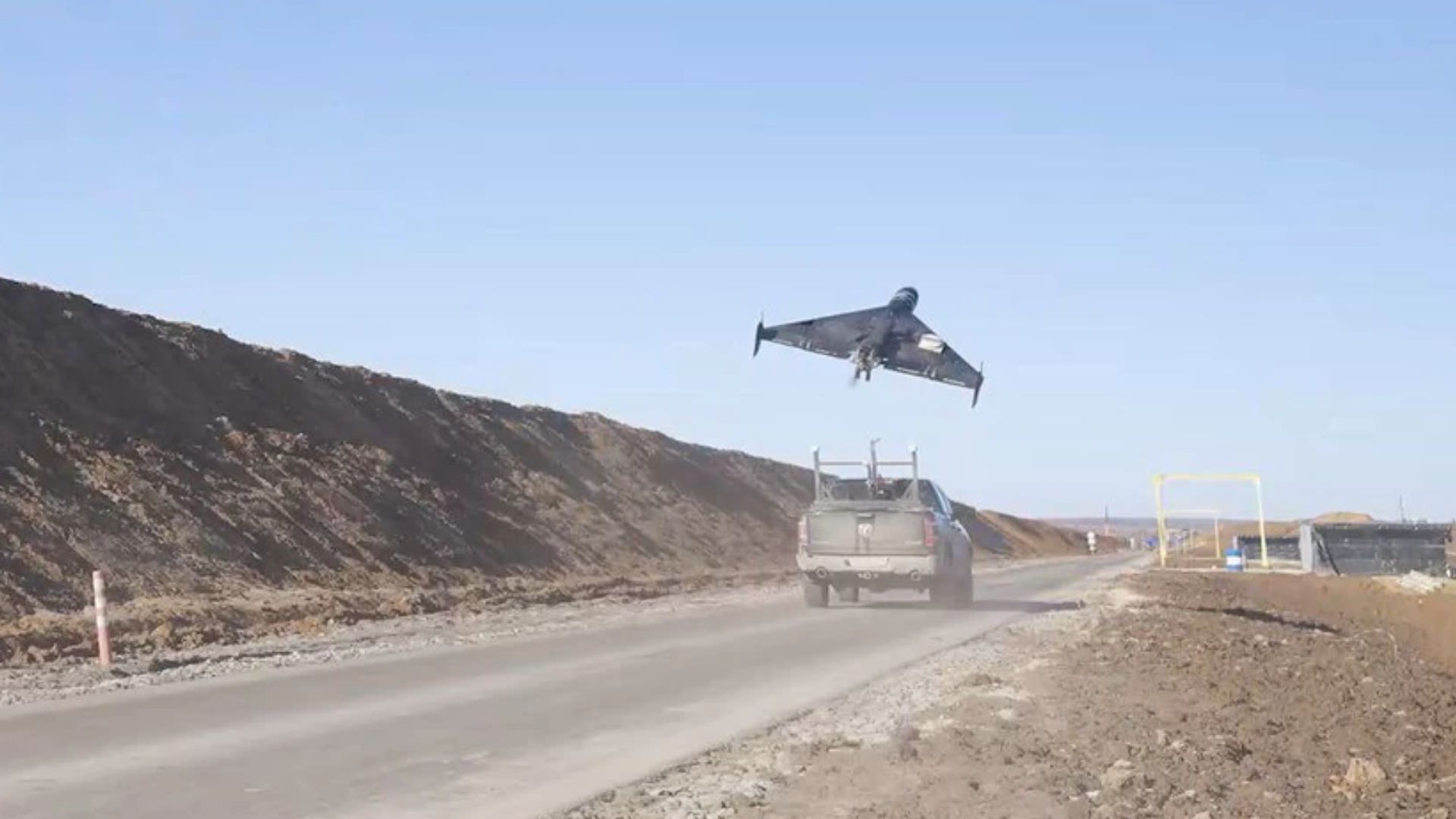 Запуск дрона типу "Шахед" ("Герань")