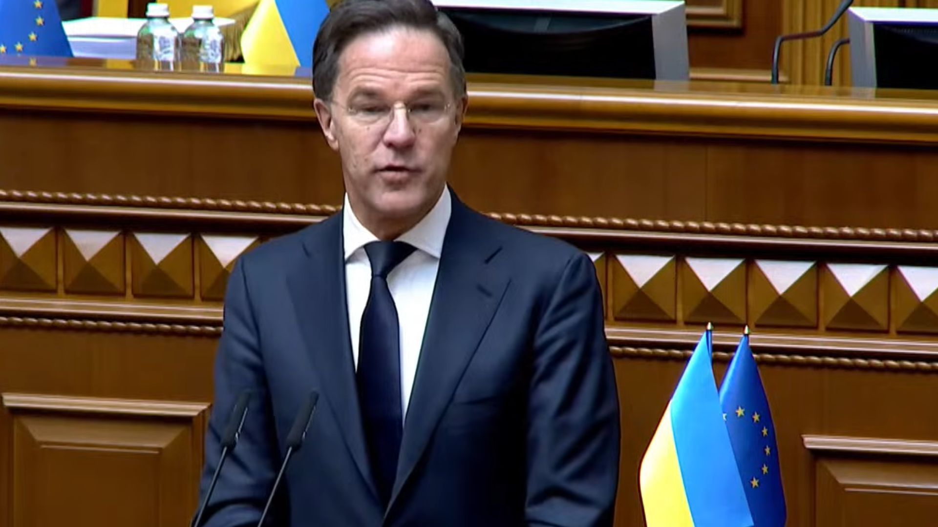 Марк Рютте виступив у Верховній Раді та висловив підтримку українцям Марк Рютте виступив у Верховній Раді та висловив підтримку українцям