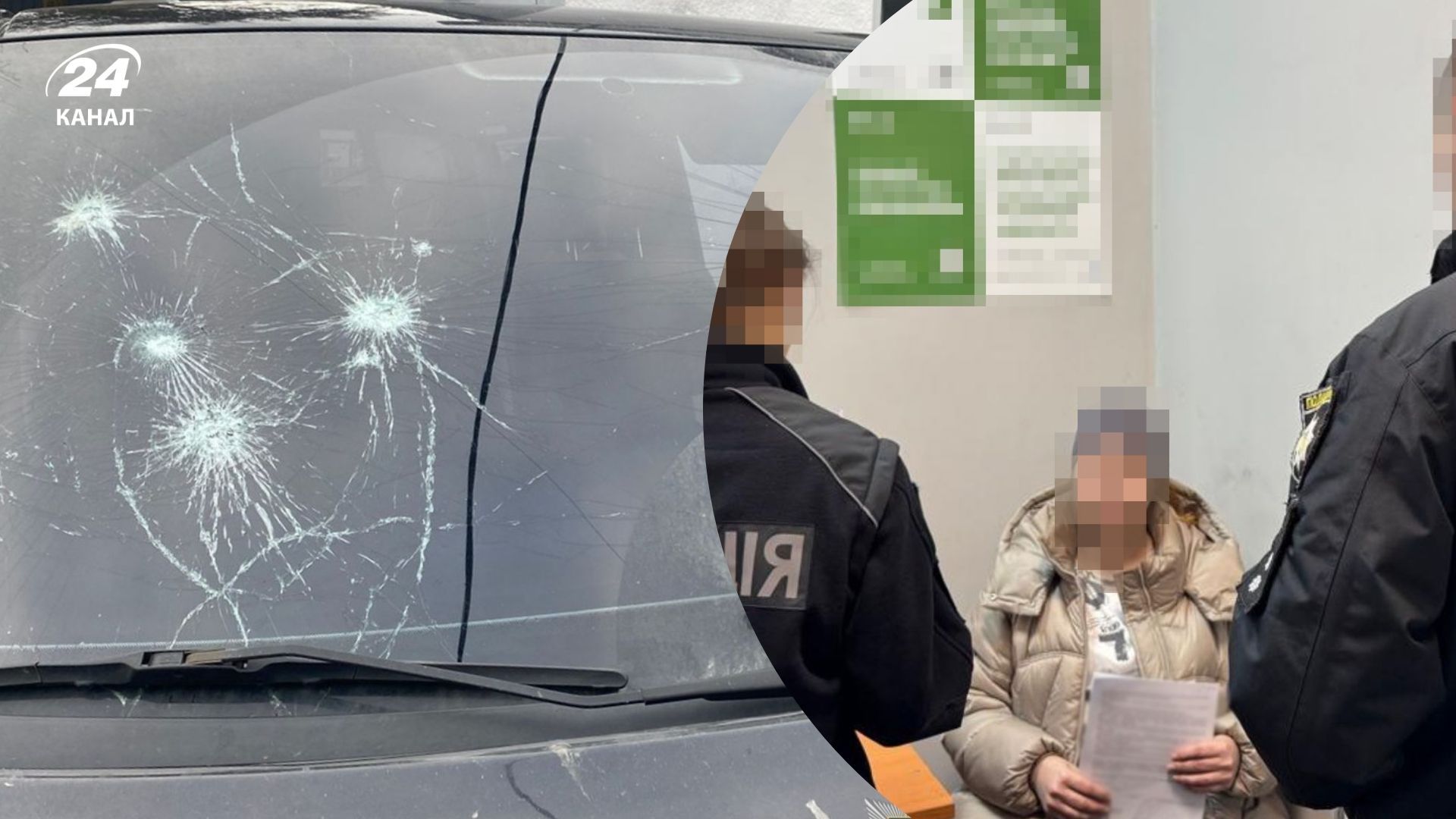 Во Львове женщина стреляла по авто ТЦК