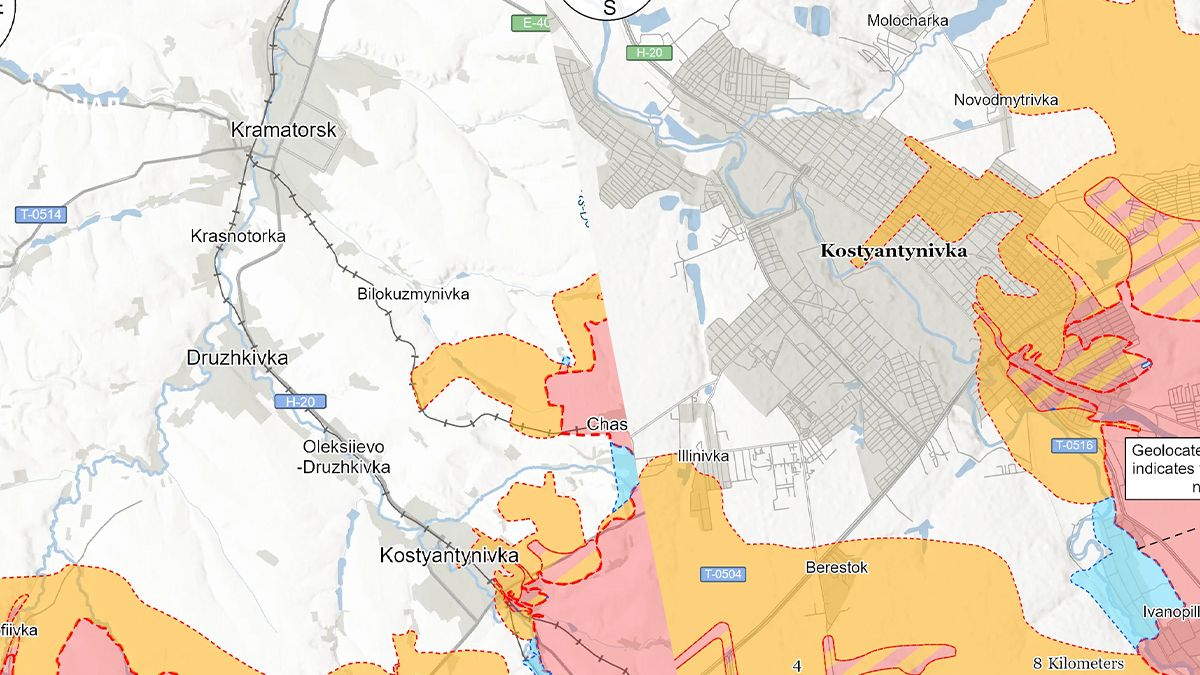 Карта фронту від ISW 6 лютого