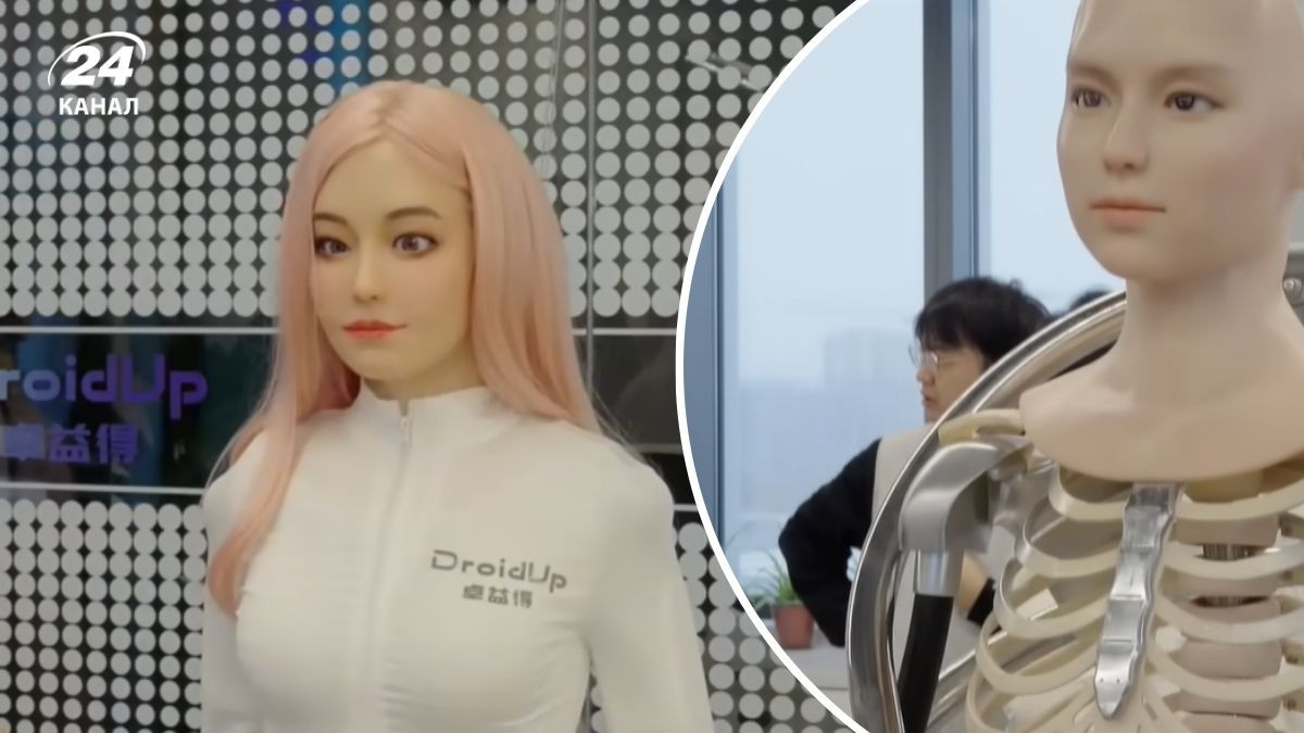 Гуманоїд Moya імітує шкіру та м'язи людини