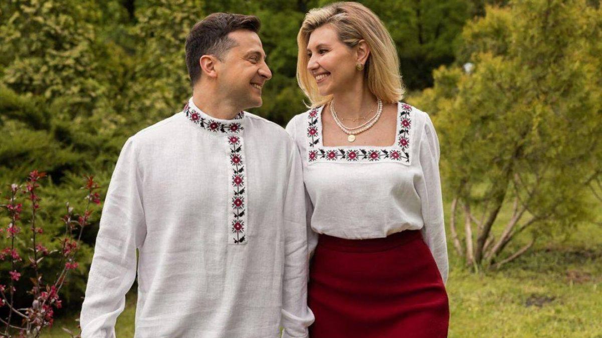 Владимир и Елена Зеленские