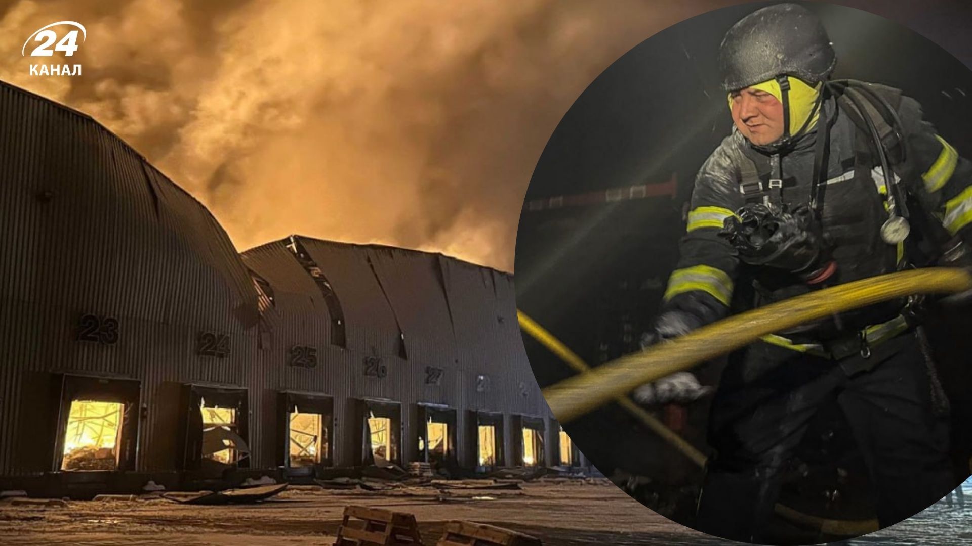 Росіяни вдарили по складу на Київщині