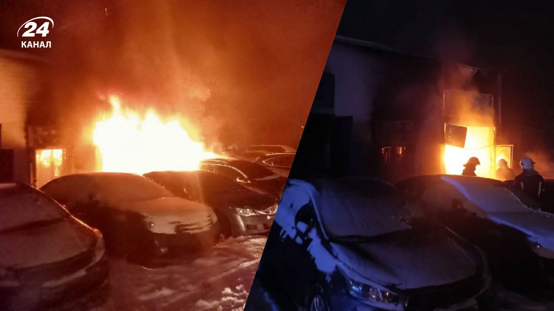 У Києві загорілася трансформаторна підстанція