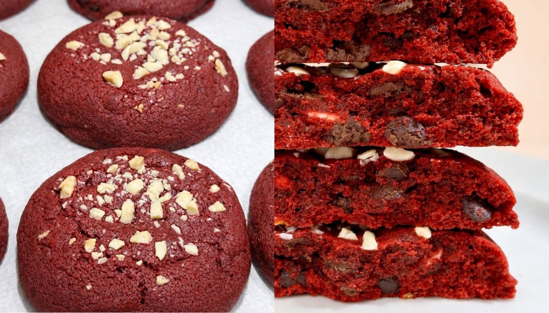 Как сделать печенье "Красный бархат"