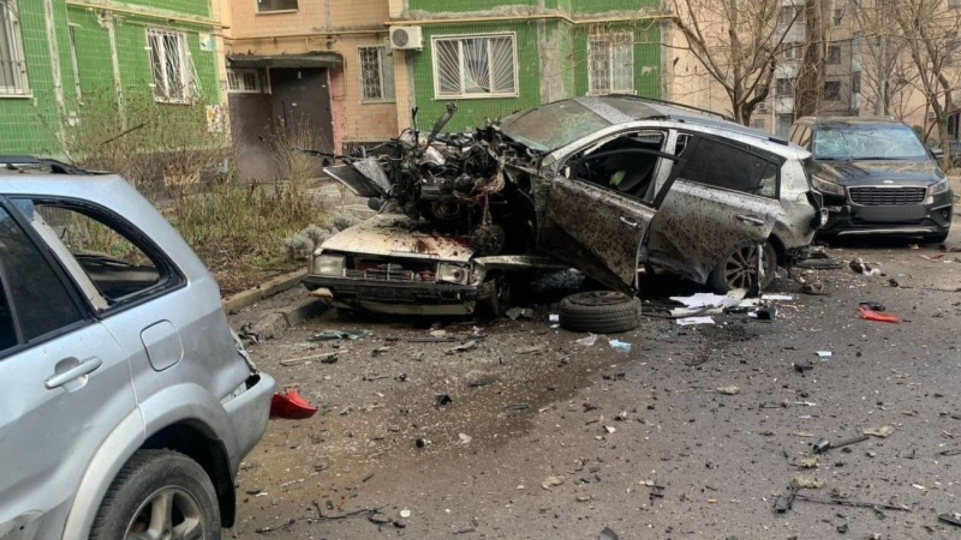 У Київському районі Одеси вибухнула Toyota У Київському районі Одеси вибухнула Toyota