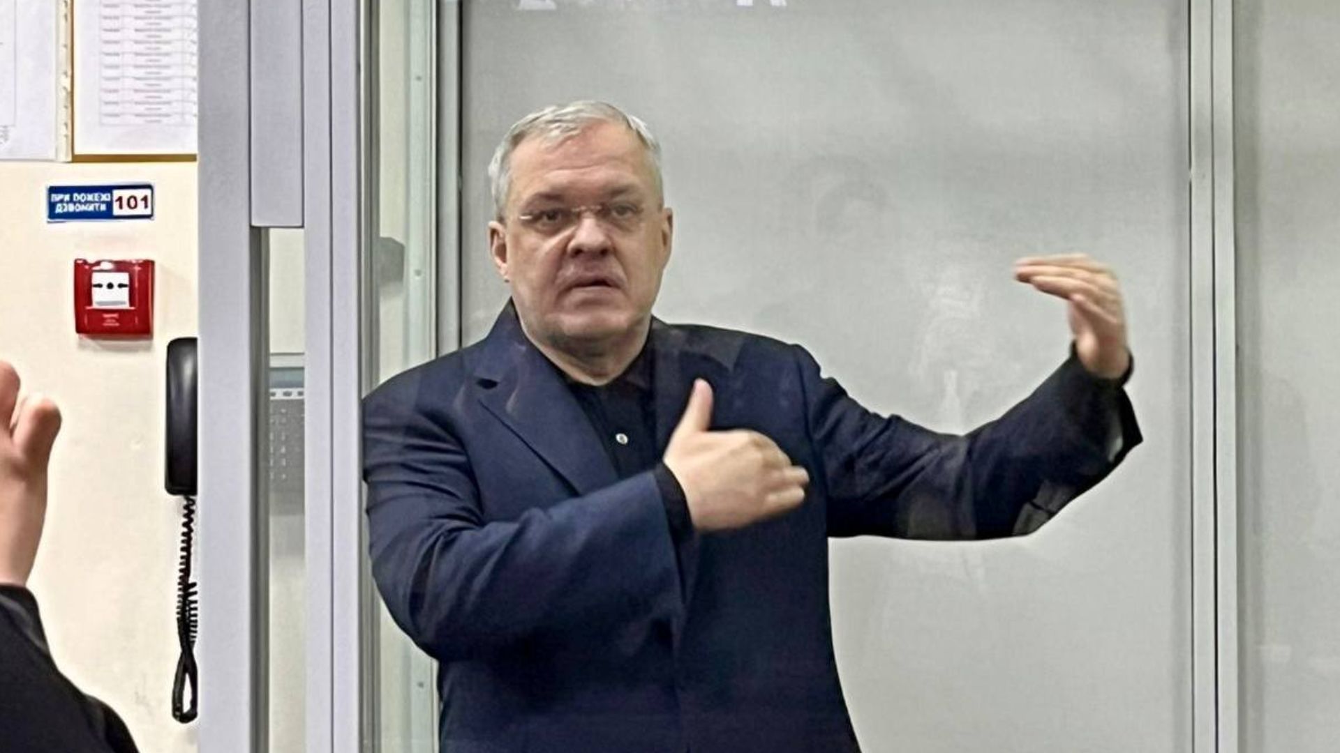 Герман Галущенко в зале суда Герман Галущенко в зале суда