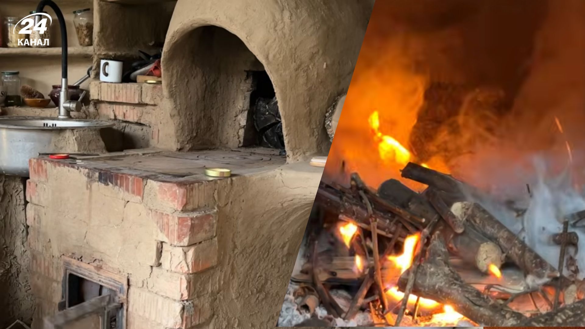 Українець живе у глиняній хаті в Карпатах Українець живе у глиняній хаті в Карпатах