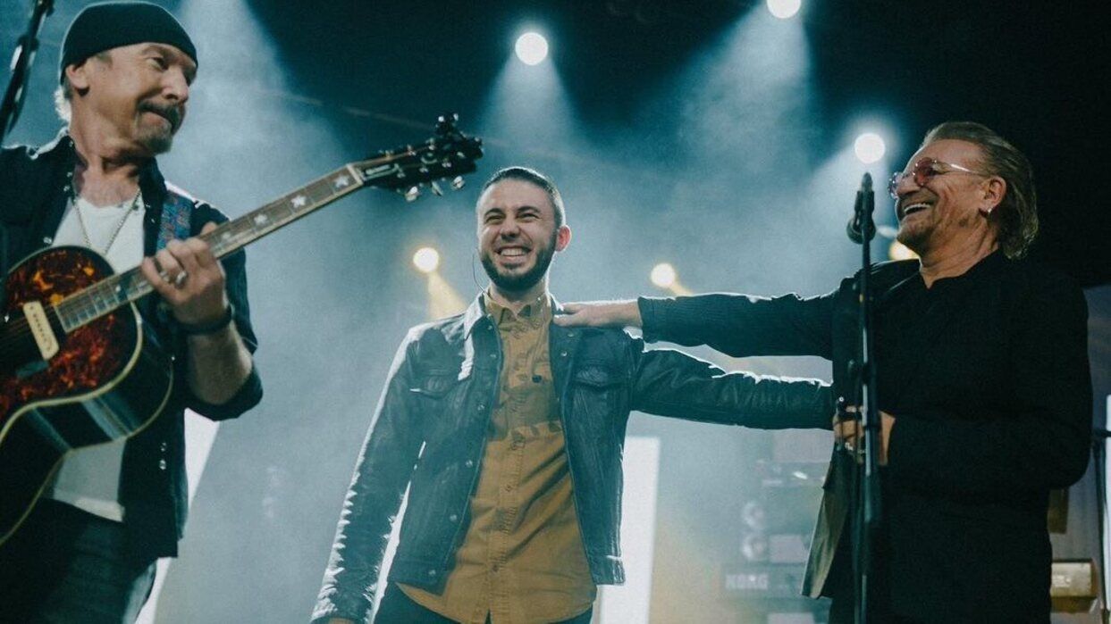 U2 і Тарас Тополя