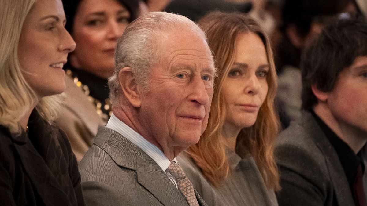 Король Чарльз III на Неделе моды в Лондоне