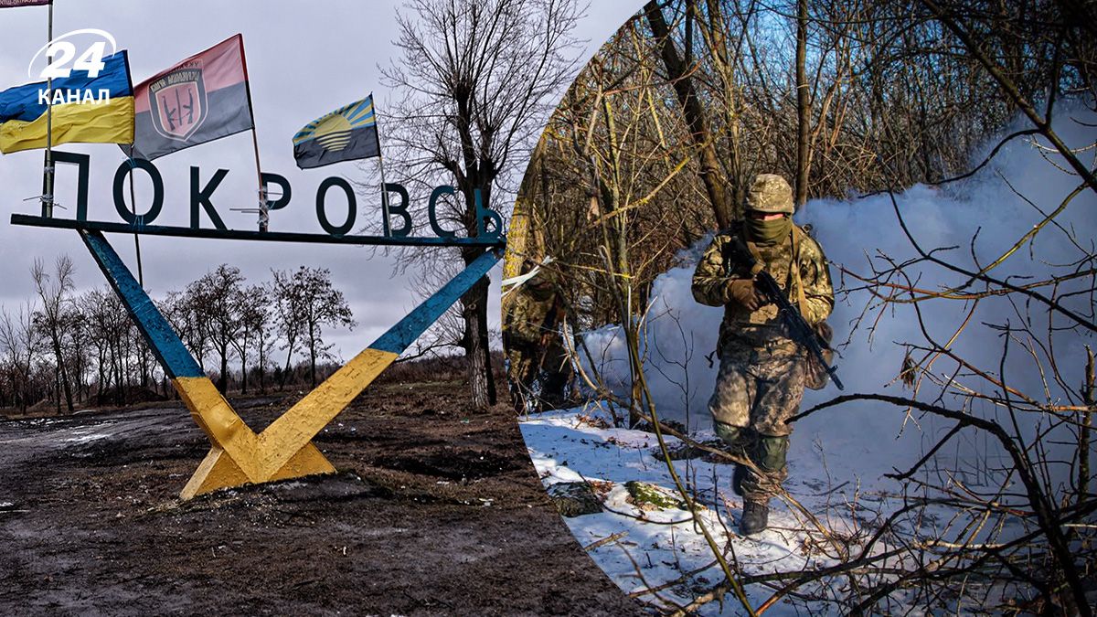 Стела біля Покровська, український військовий