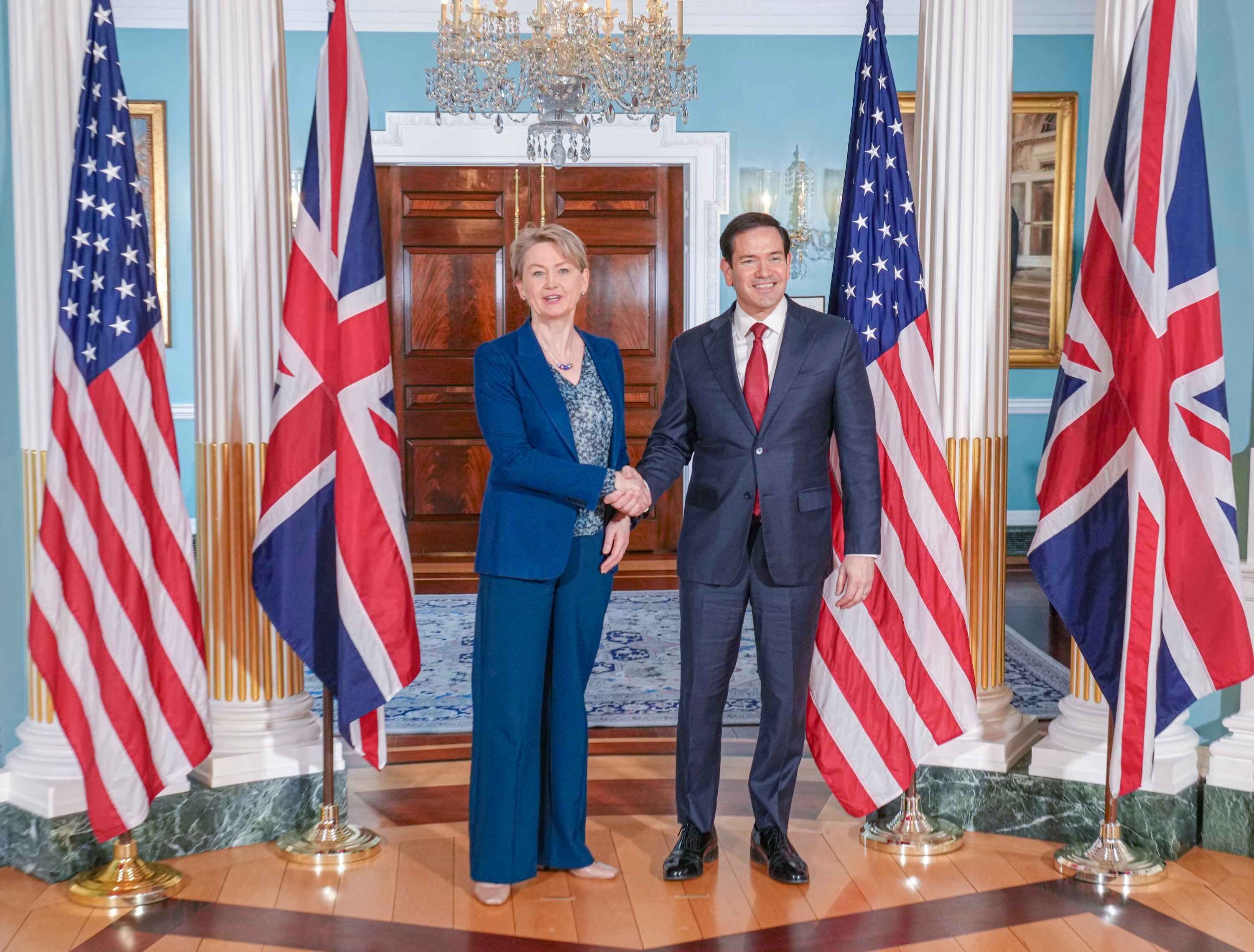 Марко Рубіо зустрівся з Іветт Купер - Геополітика