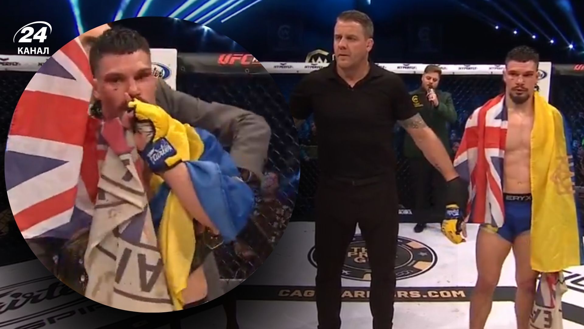 Микита Баглей - боєць з Києва став чемпіоном Cage Warriors - відео