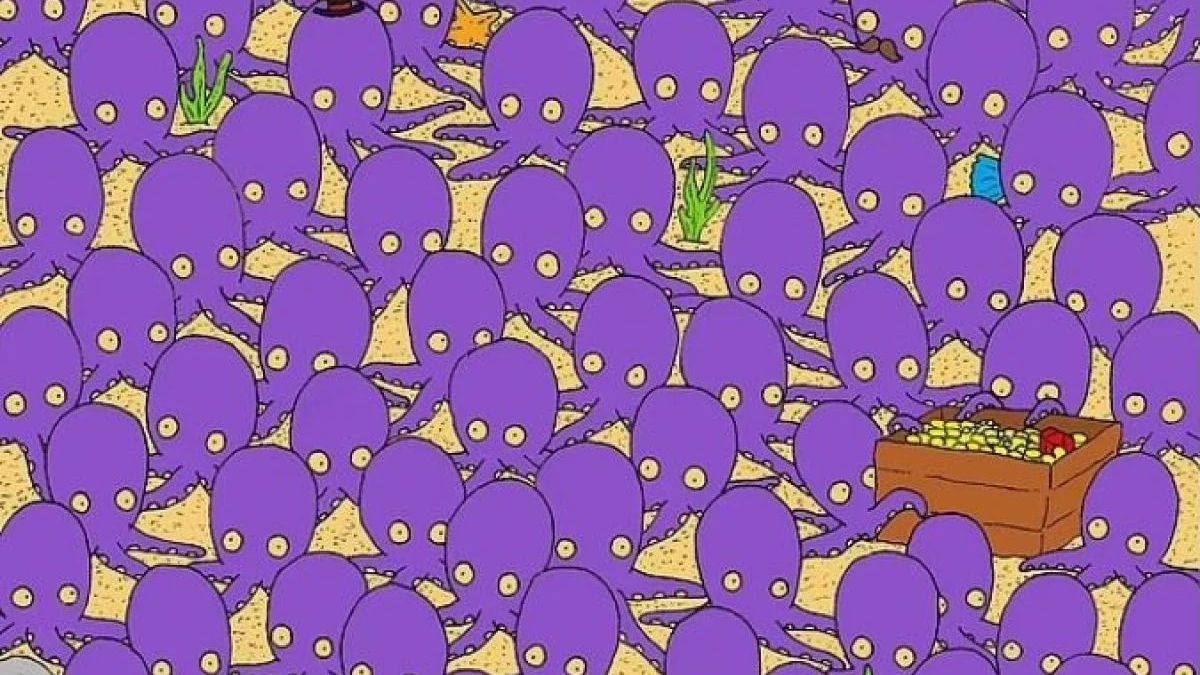 Спробуйте знайти рибу серед восьминогів Спробуйте знайти рибу серед восьминогів