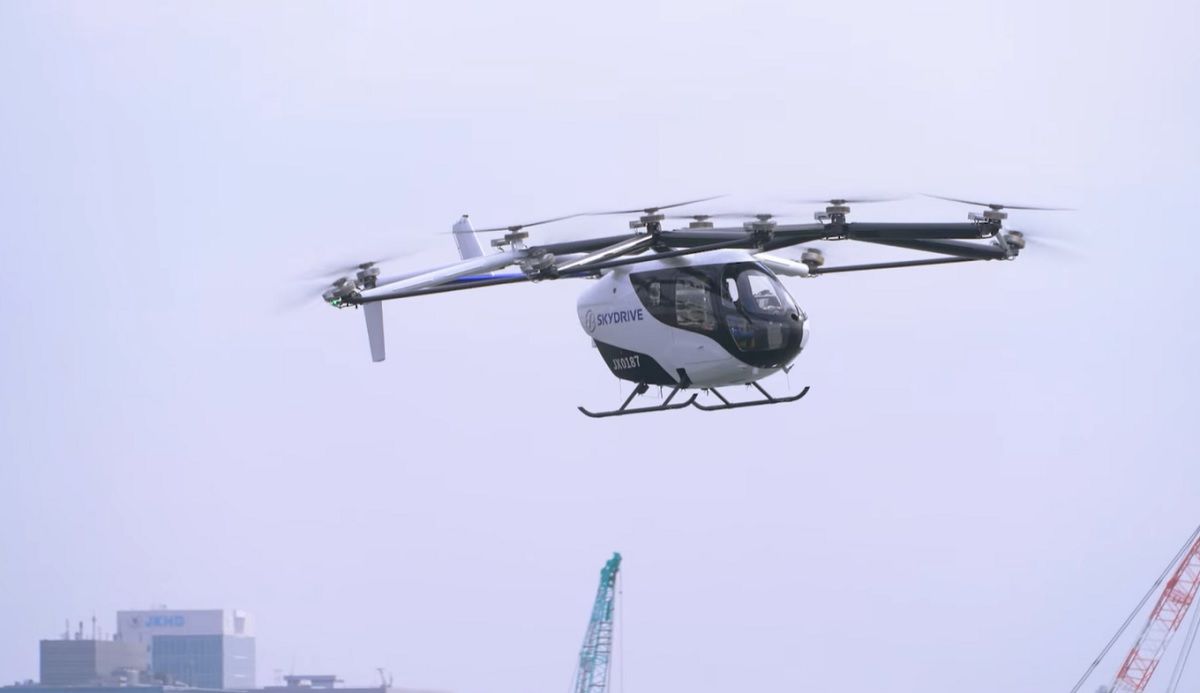 Японське літаюче таксі готується до перевезень