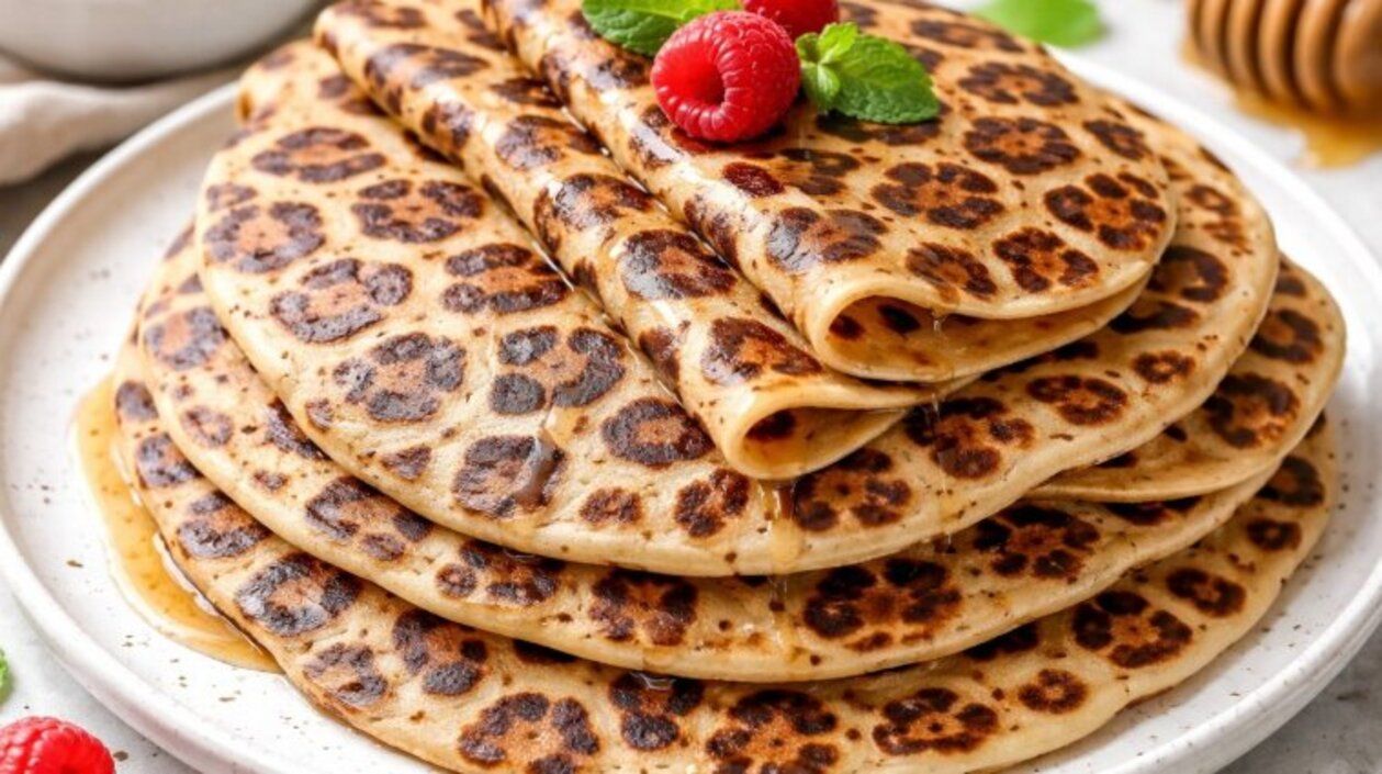 Трендовые "леопарловые" блинчики