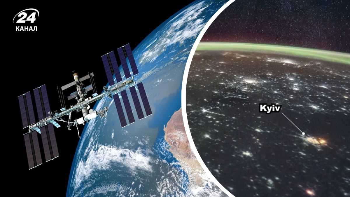 МКС зняла ракетну атаку Росії на Київ уночі