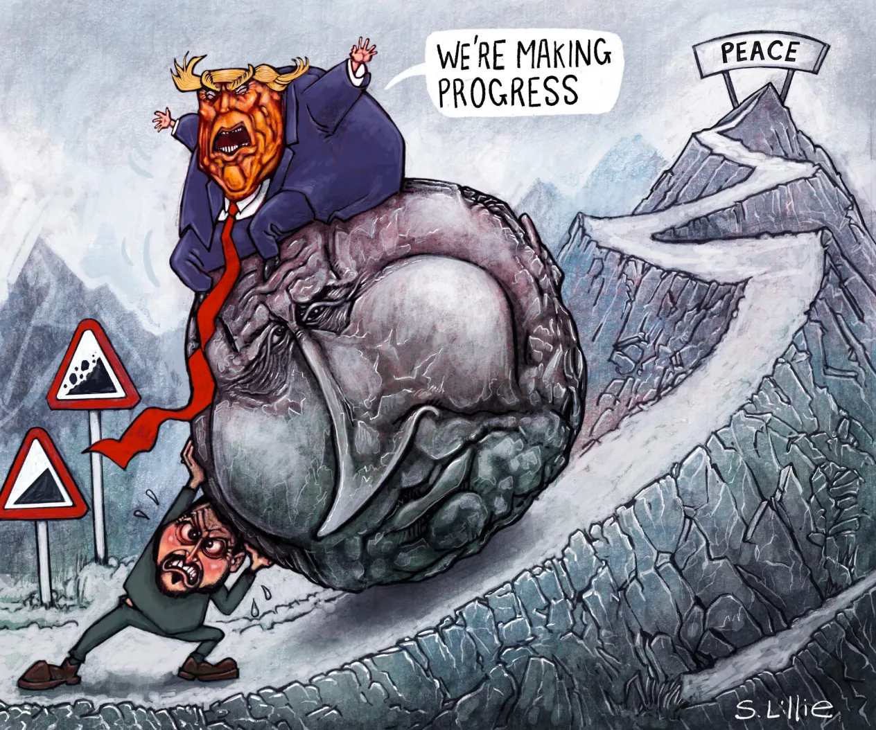 Карикатура на Трампа Карикатура на Трампа