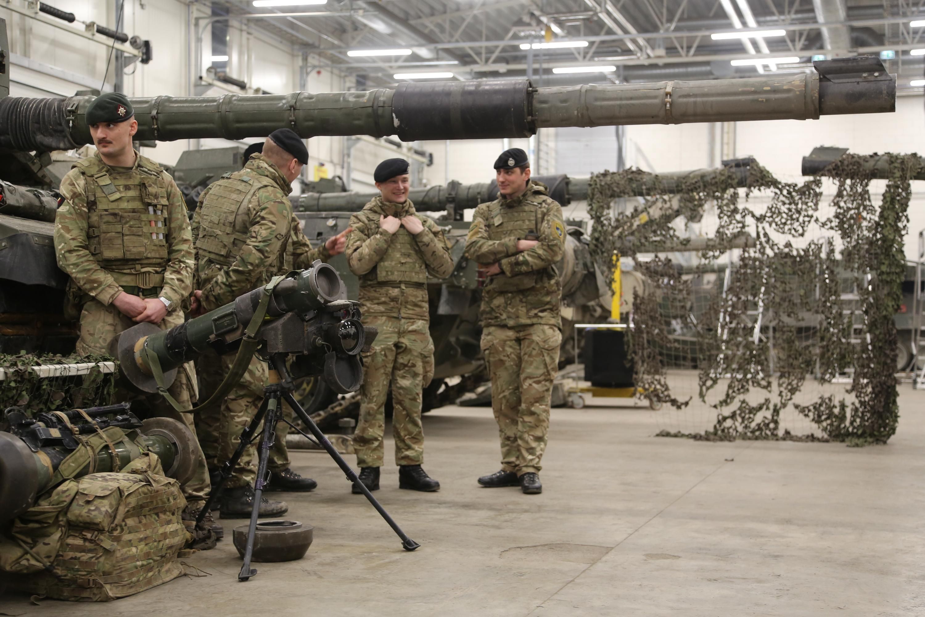 Британские солдаты НАТО в Эстонии