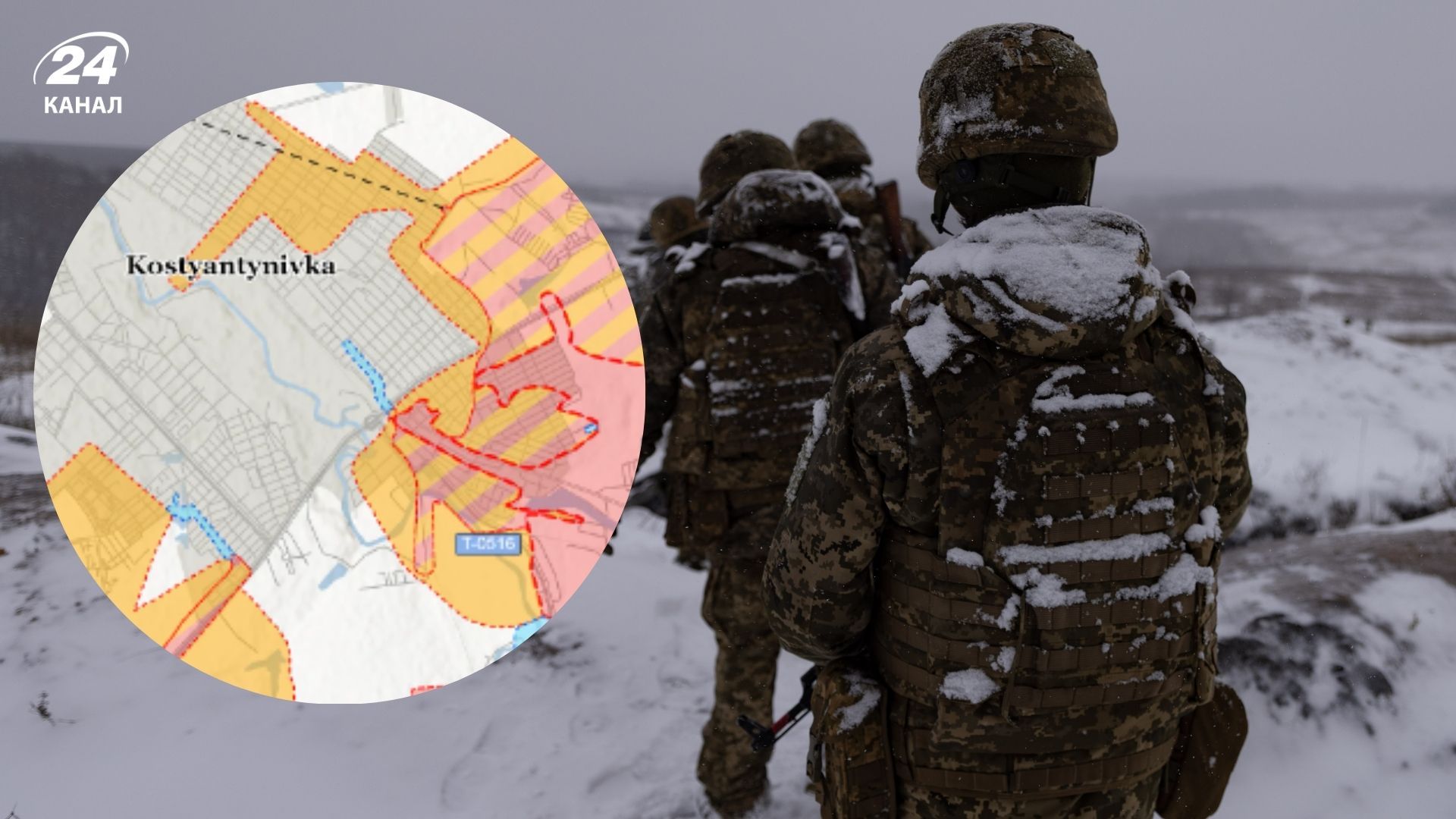 Карта фронта от ISW по состоянию на 25 февраля