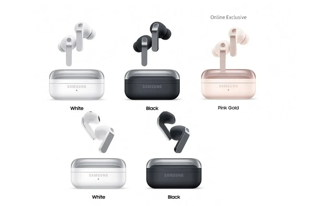 Galaxy Buds 4 снизу и Galaxy Buds 4 Pro сверху Galaxy Buds 4 снизу и Galaxy Buds 4 Pro сверху