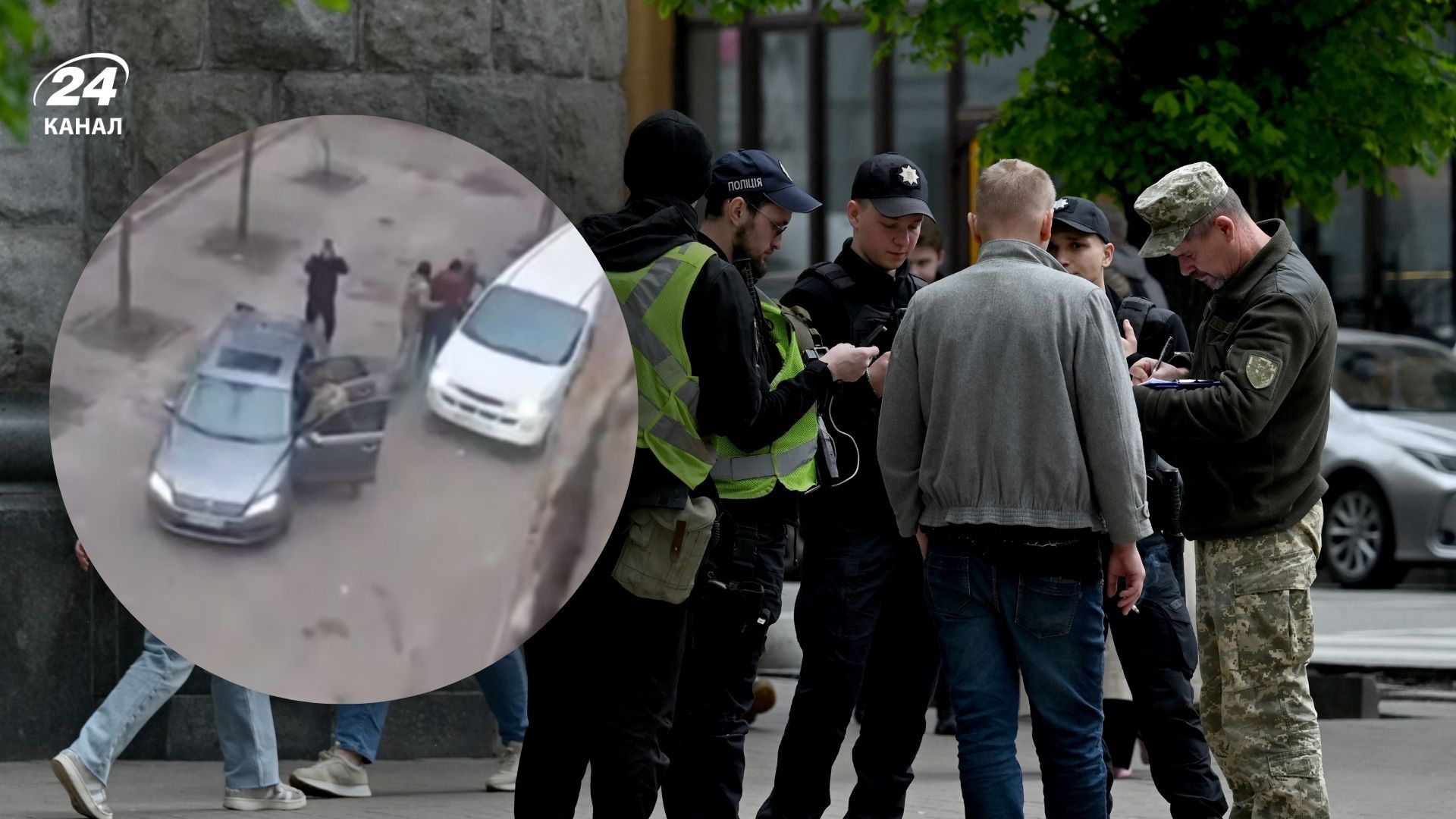 В Одесі чоловіки у формі стріляли