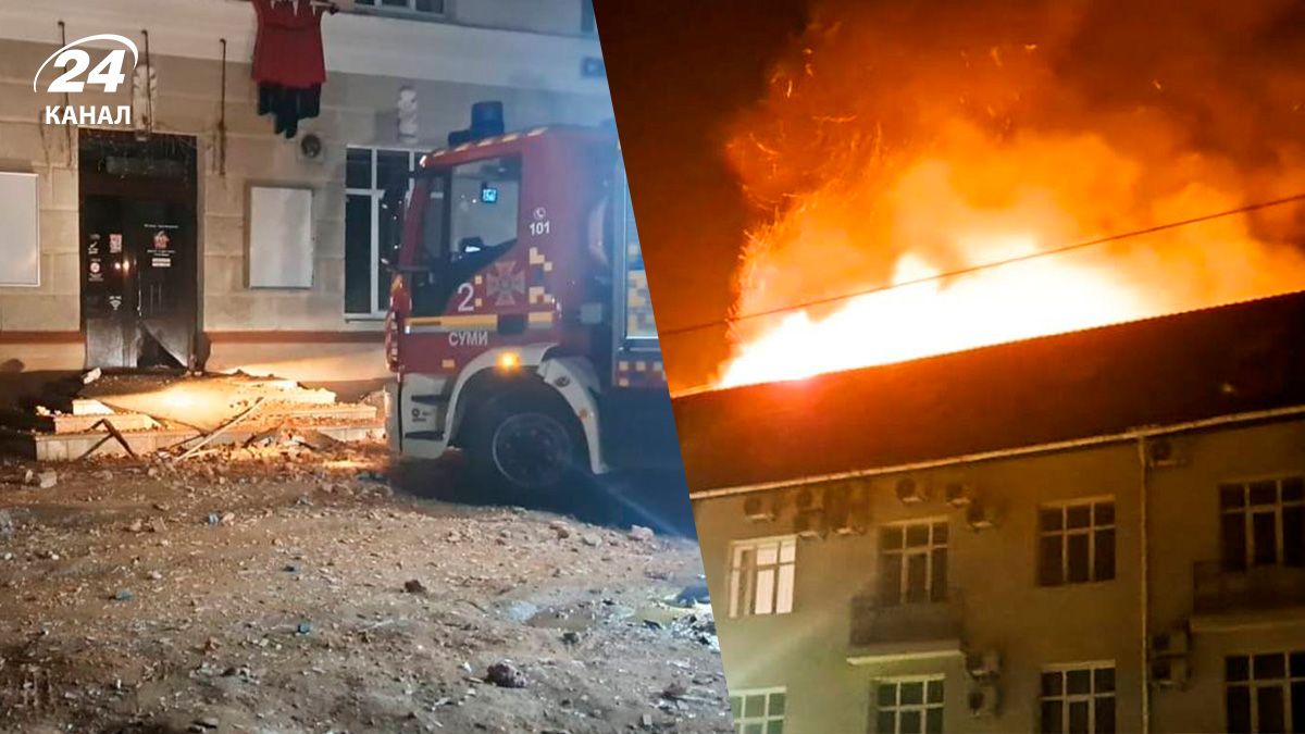 Ворог завдав два удари по центру міста Ворог завдав два удари по центру міста