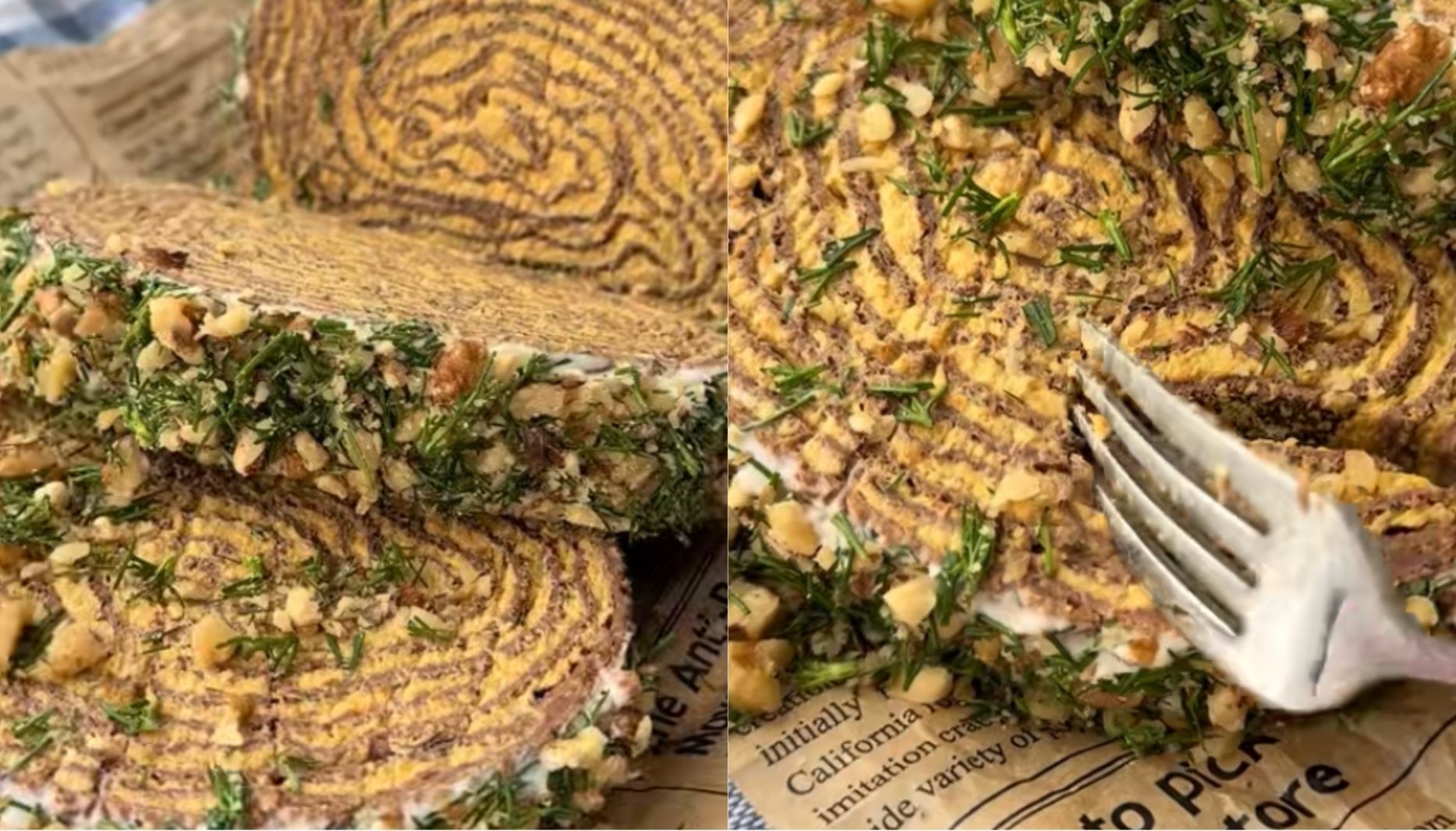 Готуємо смачний печінковий рулет Готуємо смачний печінковий рулет