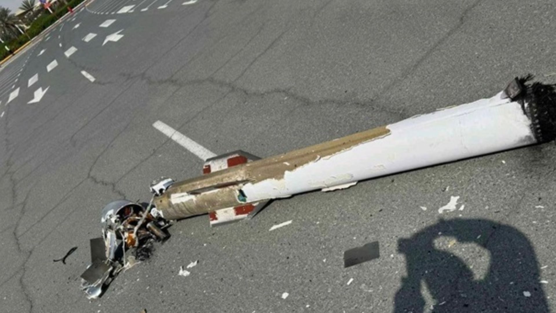 Уламок іранської ракети в Дубаї