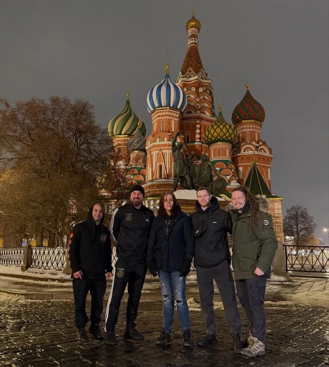 Группа As I Lay Dying в Москве Группа As I Lay Dying в Москве