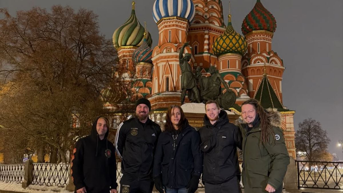 Группа As I Lay Dying в Москве Группа As I Lay Dying в Москве
