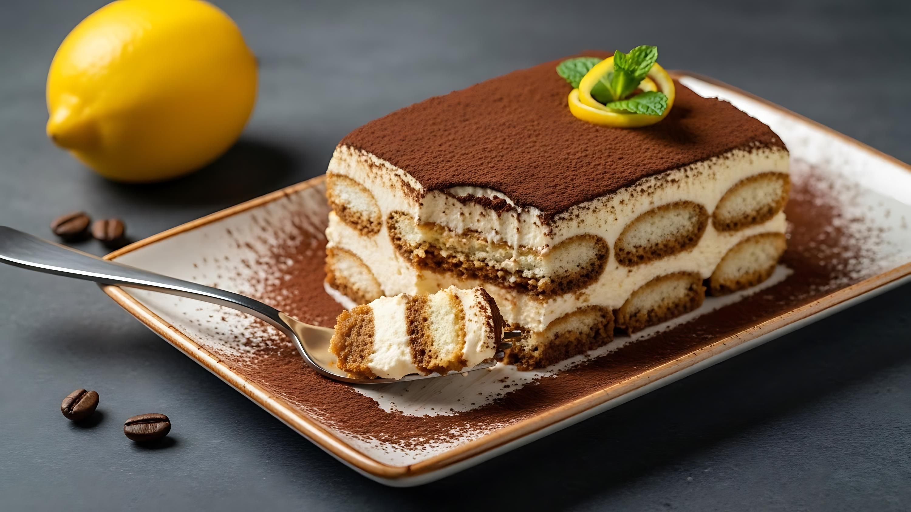 Как приготовить тирамису с лимоном