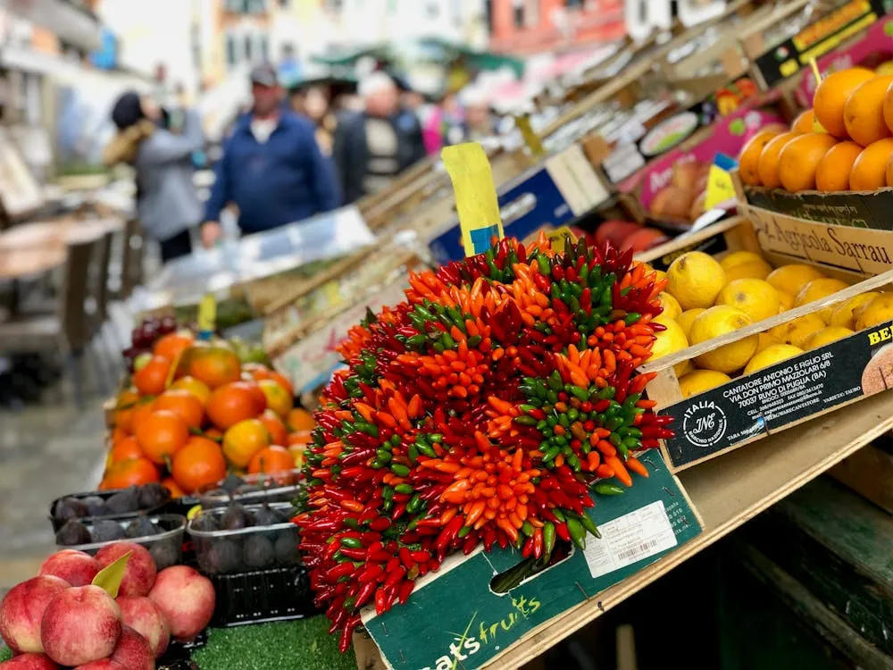 Продуктовый рынок в Венеции Продуктовый рынок в Венеции